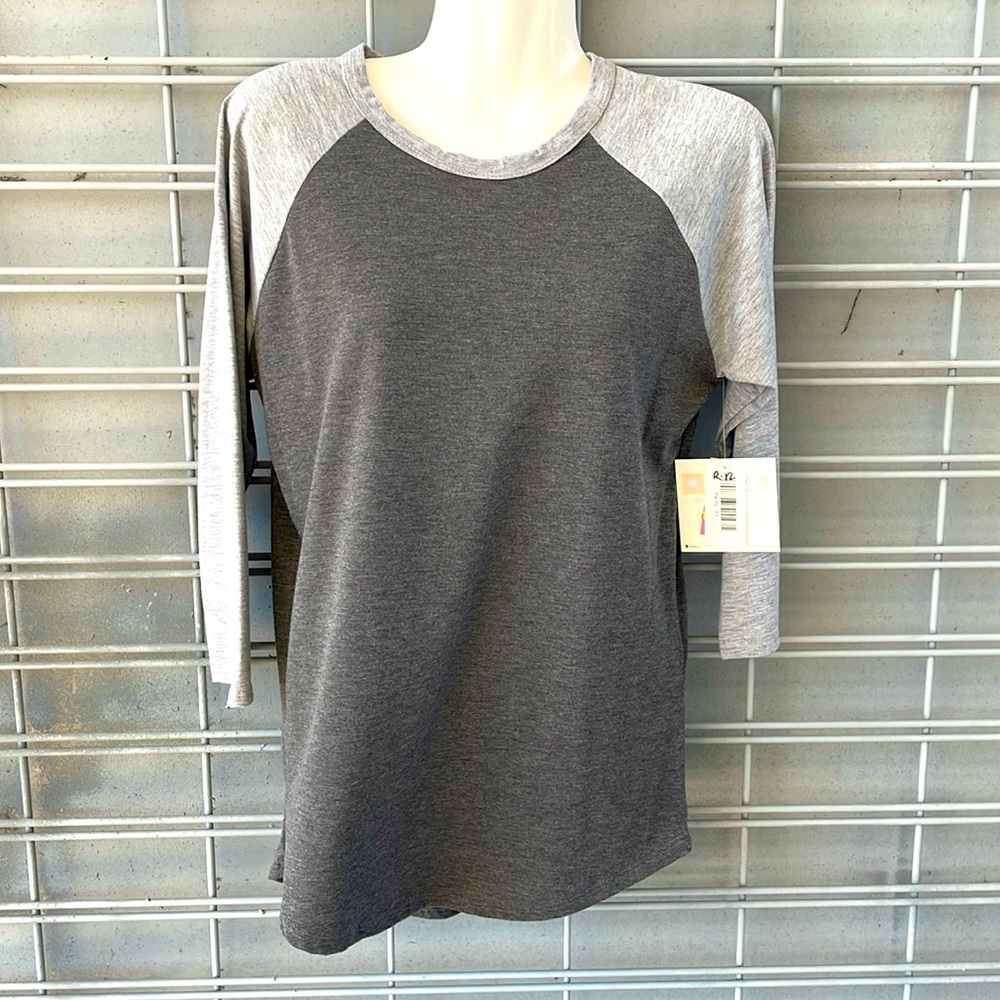 LulaRoe Colorblocked Randy Top-#R-12